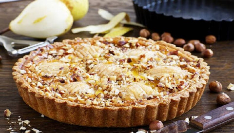 Crostata pere, nocciole e Cusiè di capra e vacca Occelli®