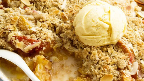 Crumble di pesche