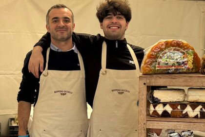 Beppino Occelli alla Fiera del Rapulè di Calosso